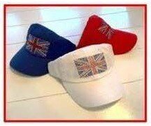 Rhinestone Union Jack Baseball Cap $15 (+$5 S/H)