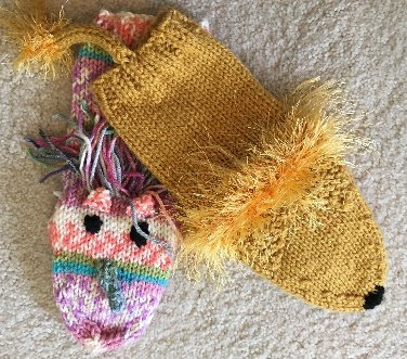 Knitted Glove Puppets ($10)