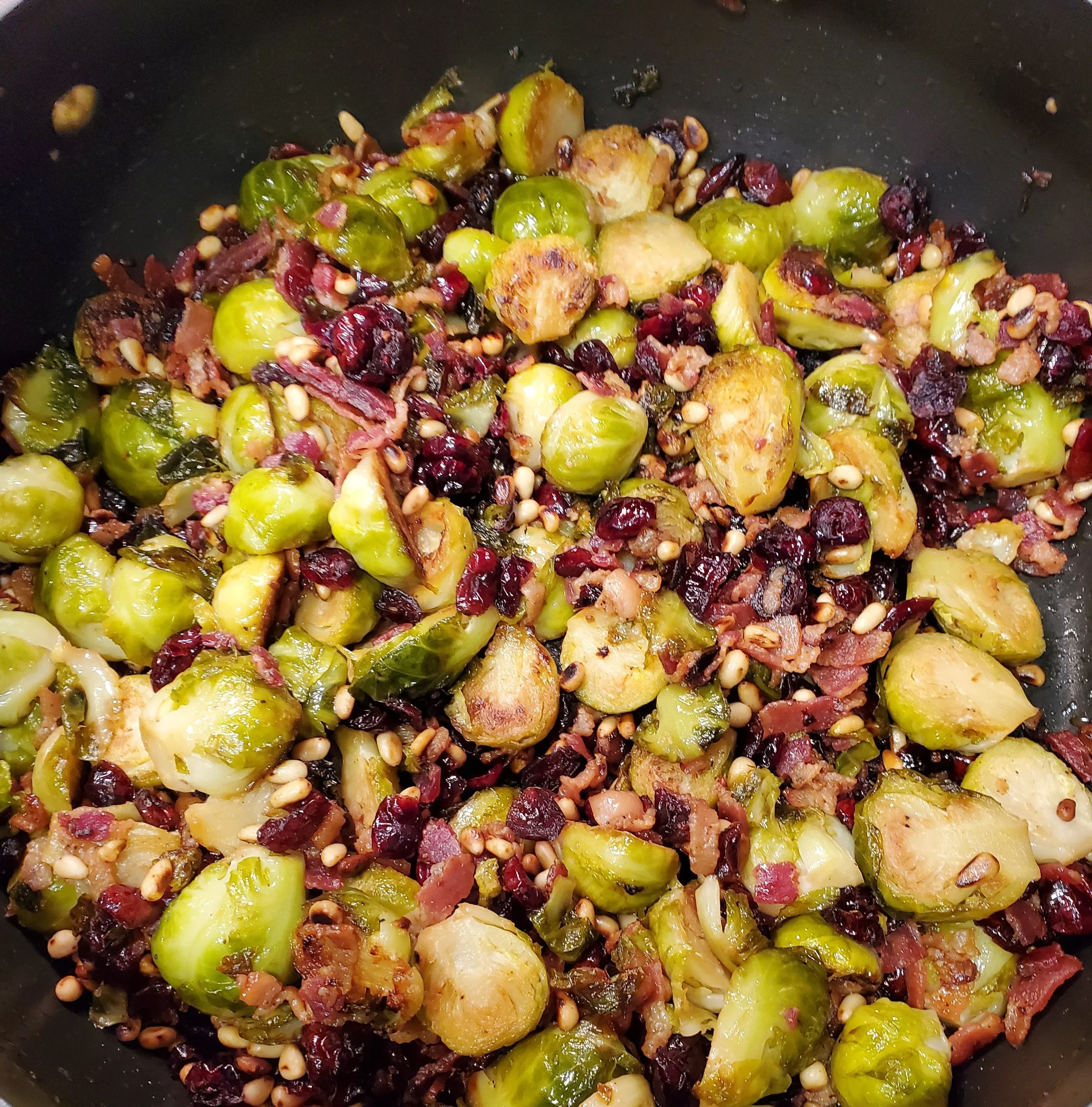 Bumped Up Brussels Sprouts