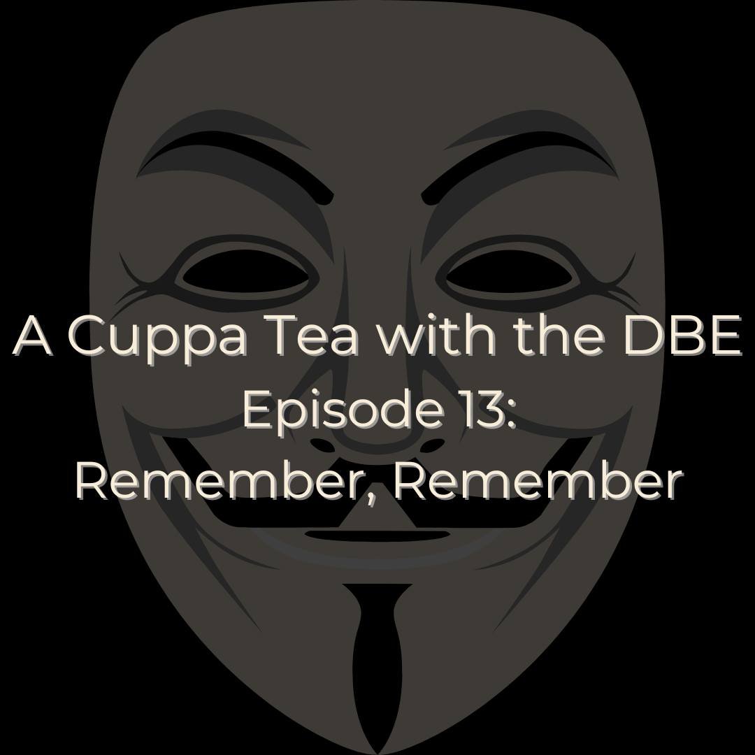 On the birthday of the infamous Guy Fawkes, why not listen to episode 13 of our DBE podcast and find out what some members do to keep the spirit of Bonfire night alive in the USA.
#guyfawkes #bonfirenight #dbewomen #dbepodcast #gunpowdertreasonandplo