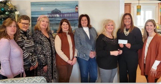 The Duchess of Cambridge chapter of @dbeinnj , was very honored to be able to fulfill their commitment to philanthropy and the support of NJ charities by presenting a check to Mary's Place by the Sea, Ocean Grove, NJ - a non-profit charity that suppo