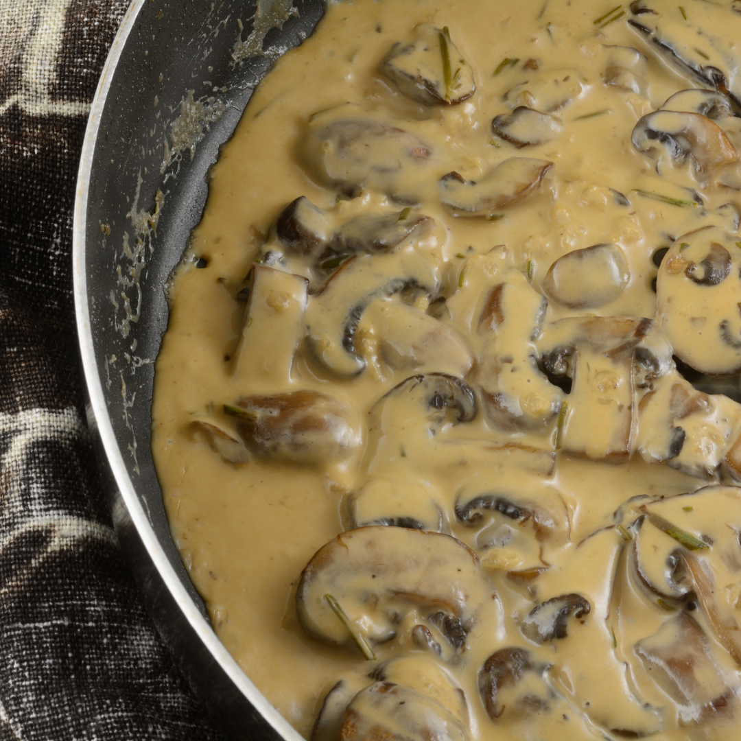 Scalloped Mushrooms