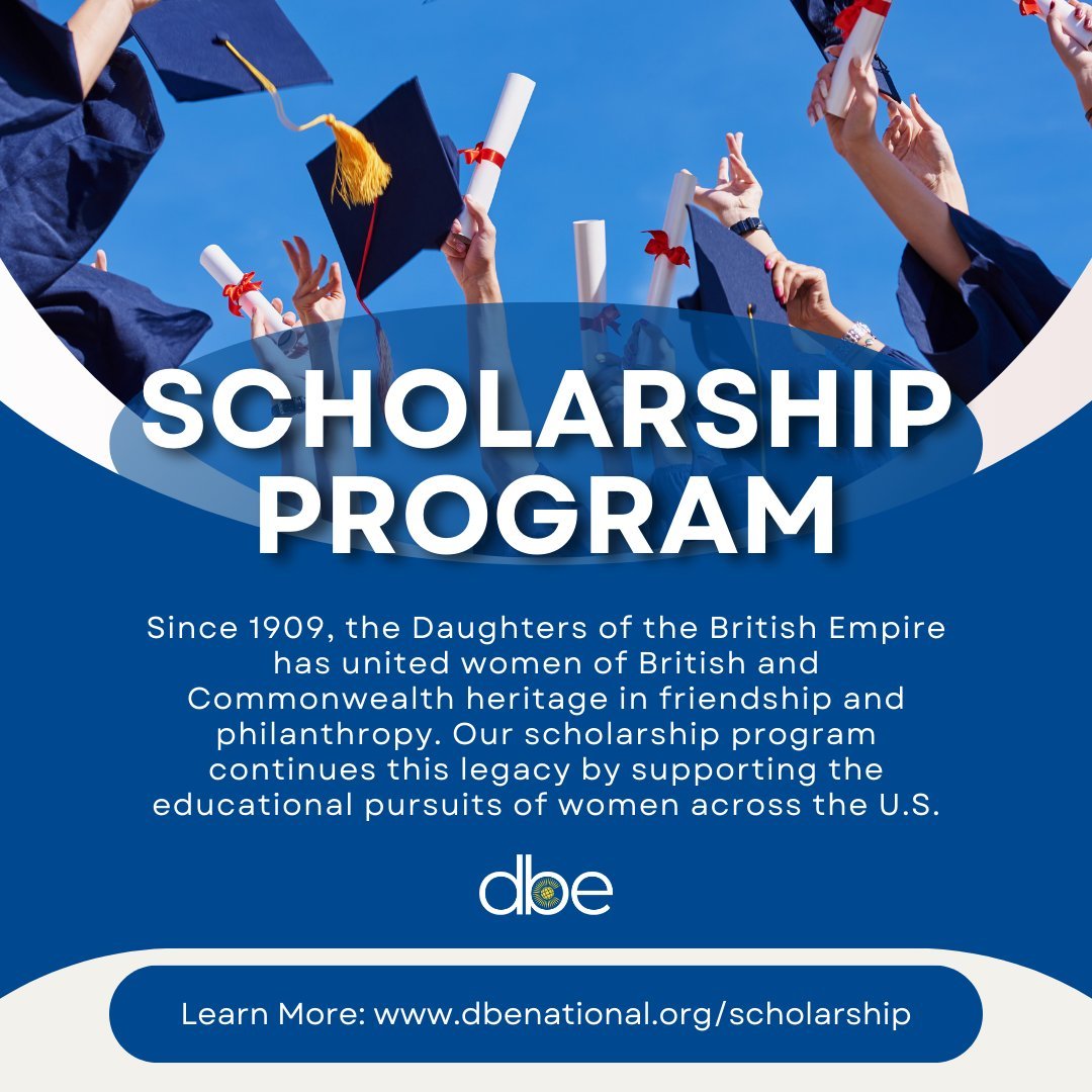 Empower Your Academic Journey with the DBE Scholarship! 

Are you a U.S. resident woman aged 18 or older with British or Commonwealth heritage? Pursuing higher education at an accredited college or university? The DBE invites you to apply for the Sar