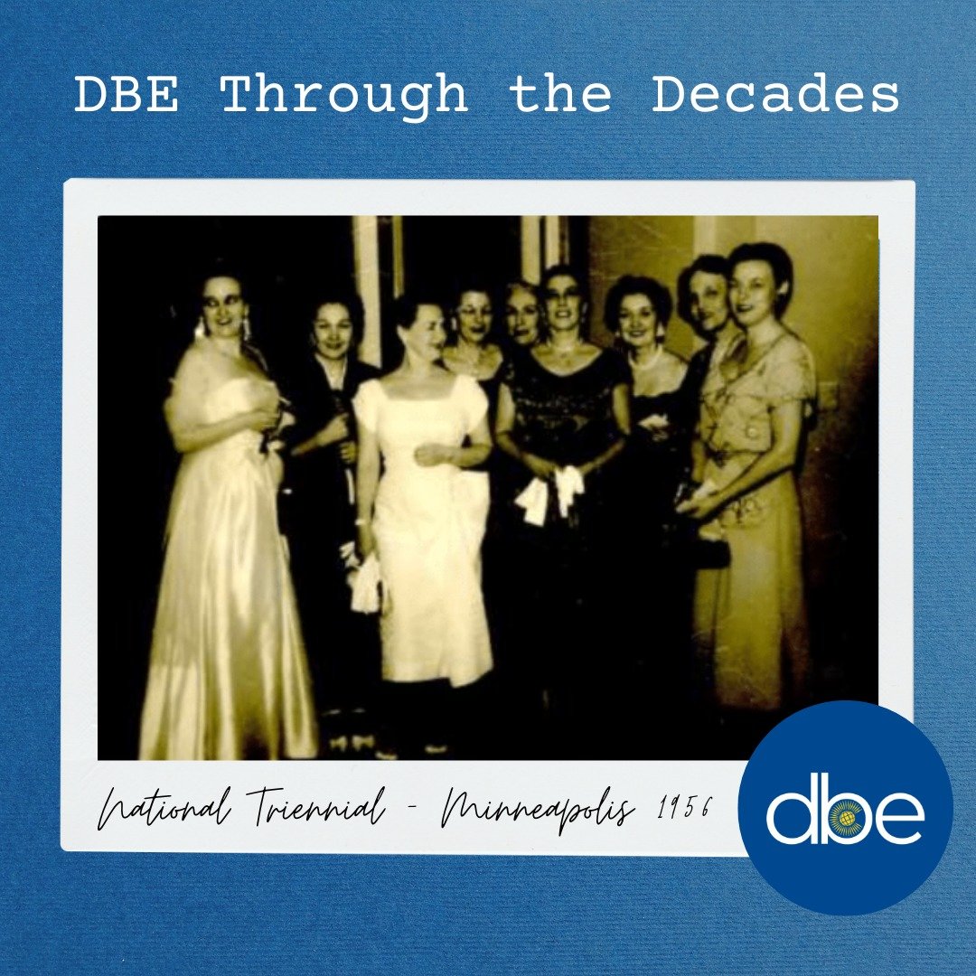Lovely state delegates headed off to the reception being held for Lady Makins in 1956. Lady Makins was the Honorary Vice President of the DBE and wife to the British Ambassador.