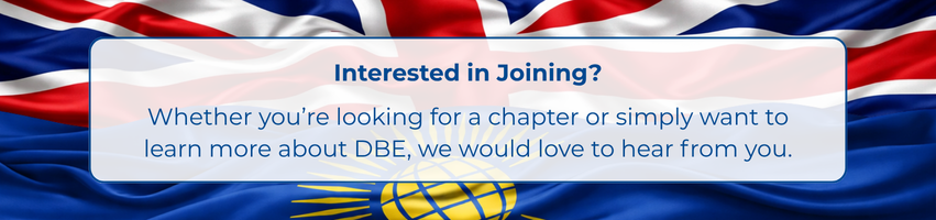 If you are looking for a chapter or want to learn more about DBE please contact us