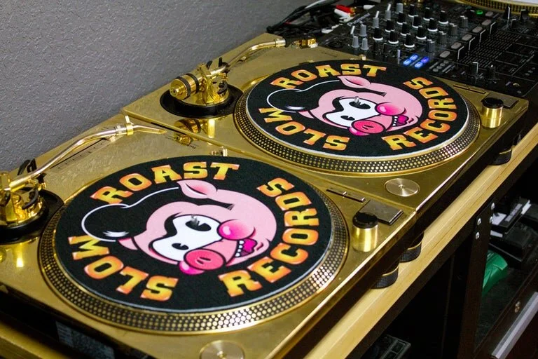 Slow Roast Records Logo Slipmats (Pair)
