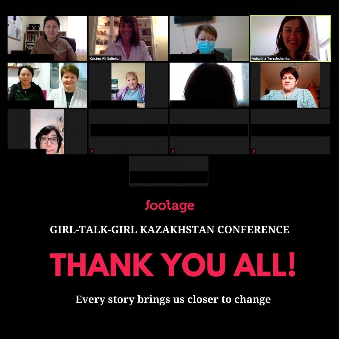 What a great moment! 😀 On Sep 28, we launched our updated Girl-talk-Girl toolkit and brought GTG Kazakhstan to a beautiful close through an online conference with our dear Kazakh partner Rodnik and 10 additional brave organizations working with girl