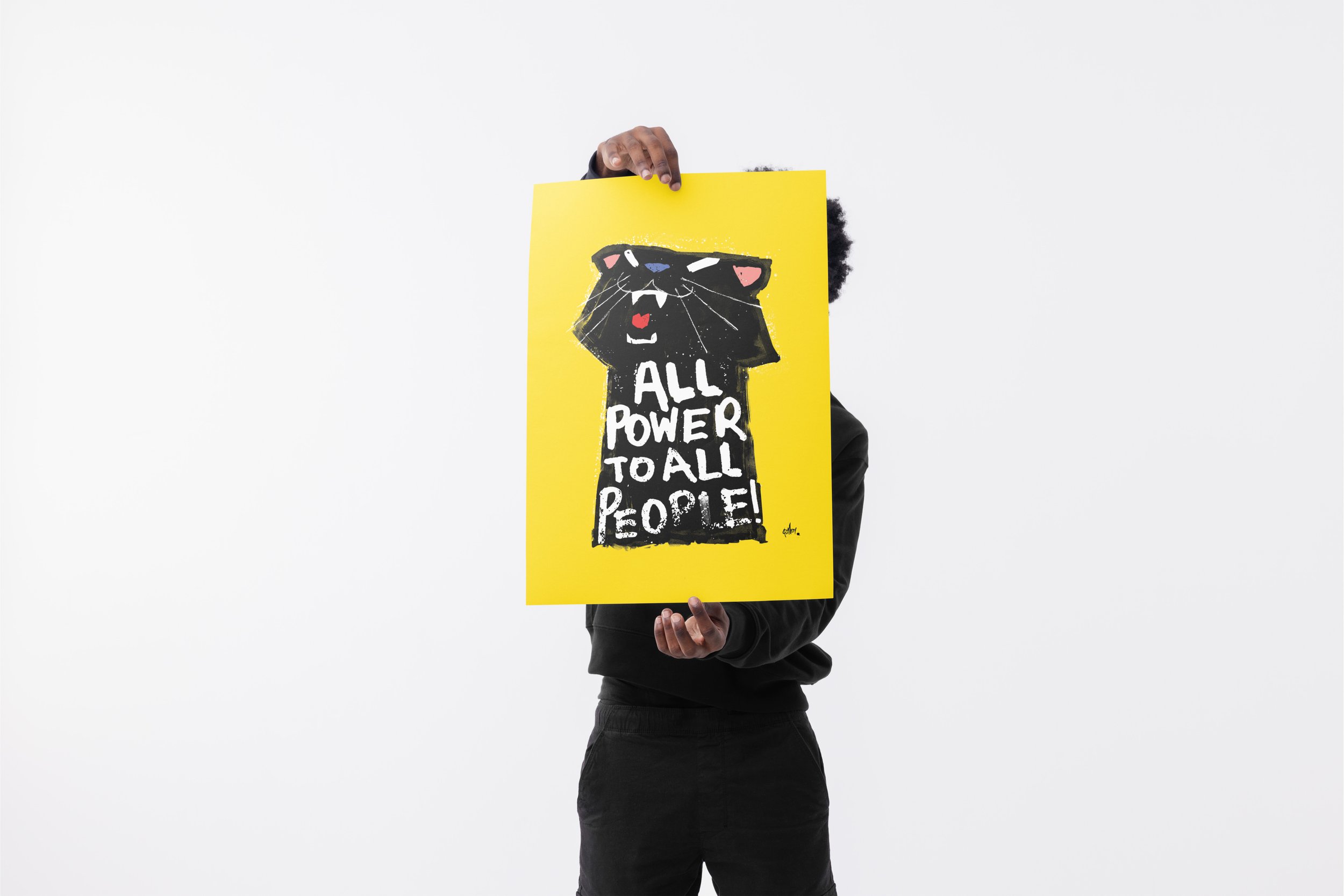 ALL POWER HOLDING POSTER BLACK HOODIE.jpg