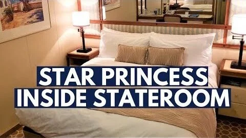 Star Princess Inside Stateroom Tour P224, Princess Cruises