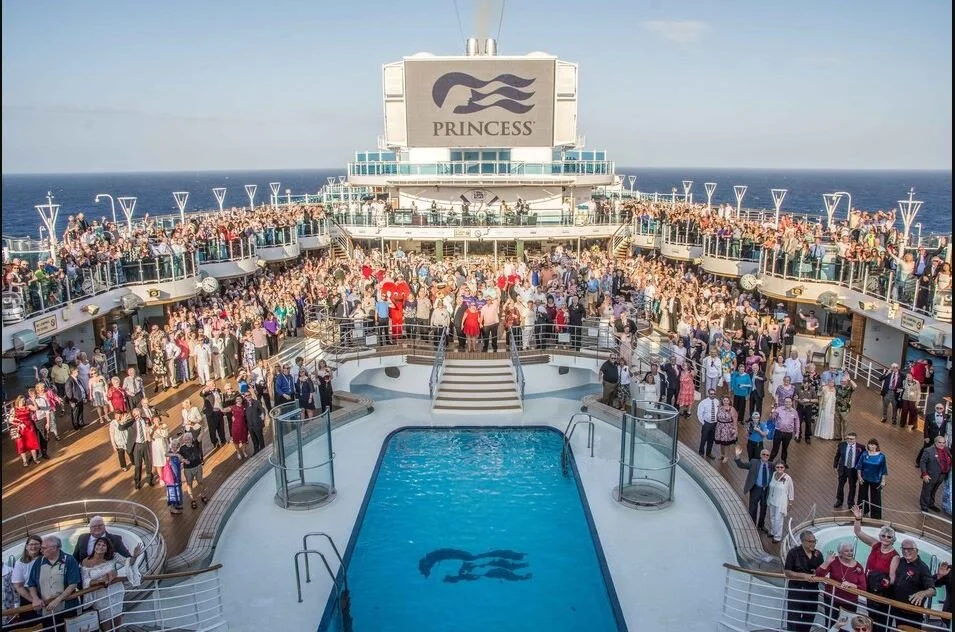 Princess Cruises Sets GUINNESS WORLD RECORDS™ Title for Largest Multi-Location Vow Renewal