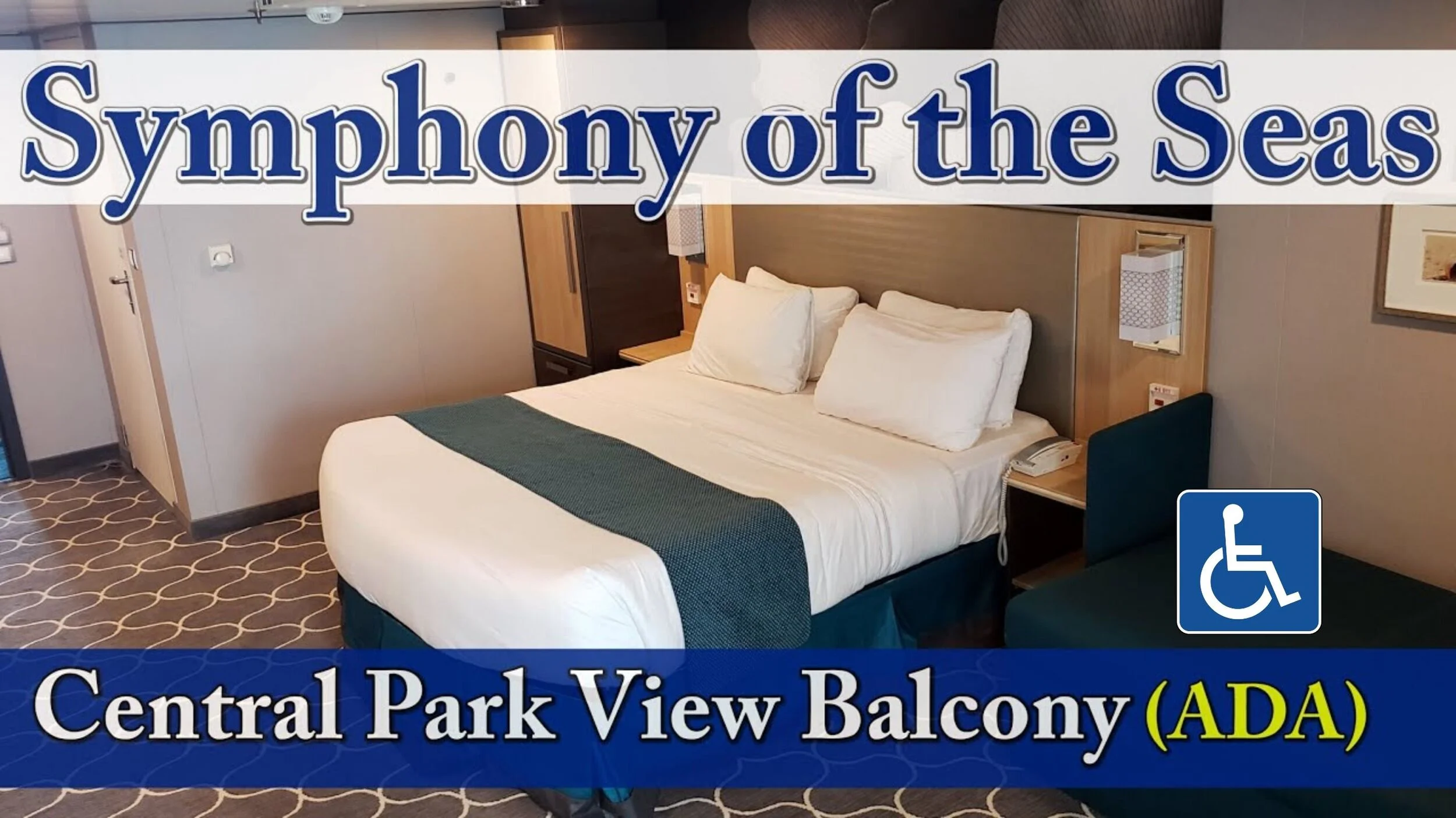 Anthem of the Seas, Royal Caribbean ADA Oceanview Balcony Cabin Tour