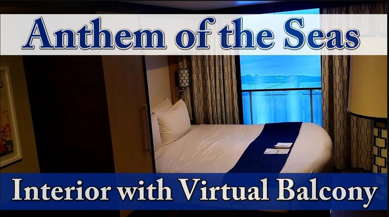 Anthem of the Seas, Royal Caribbean Interior with Virtual Balcony Cabin Tour, Stateroom 8307