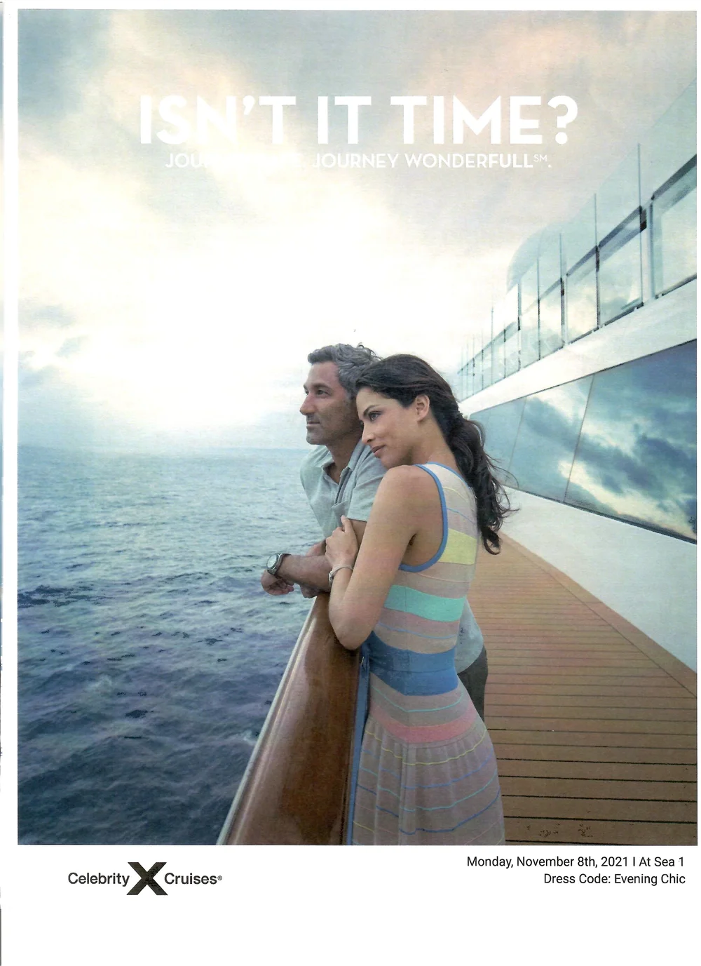 sachin and babi light blue dress MSC Cruises Formal Nights - Everything You Need To Know