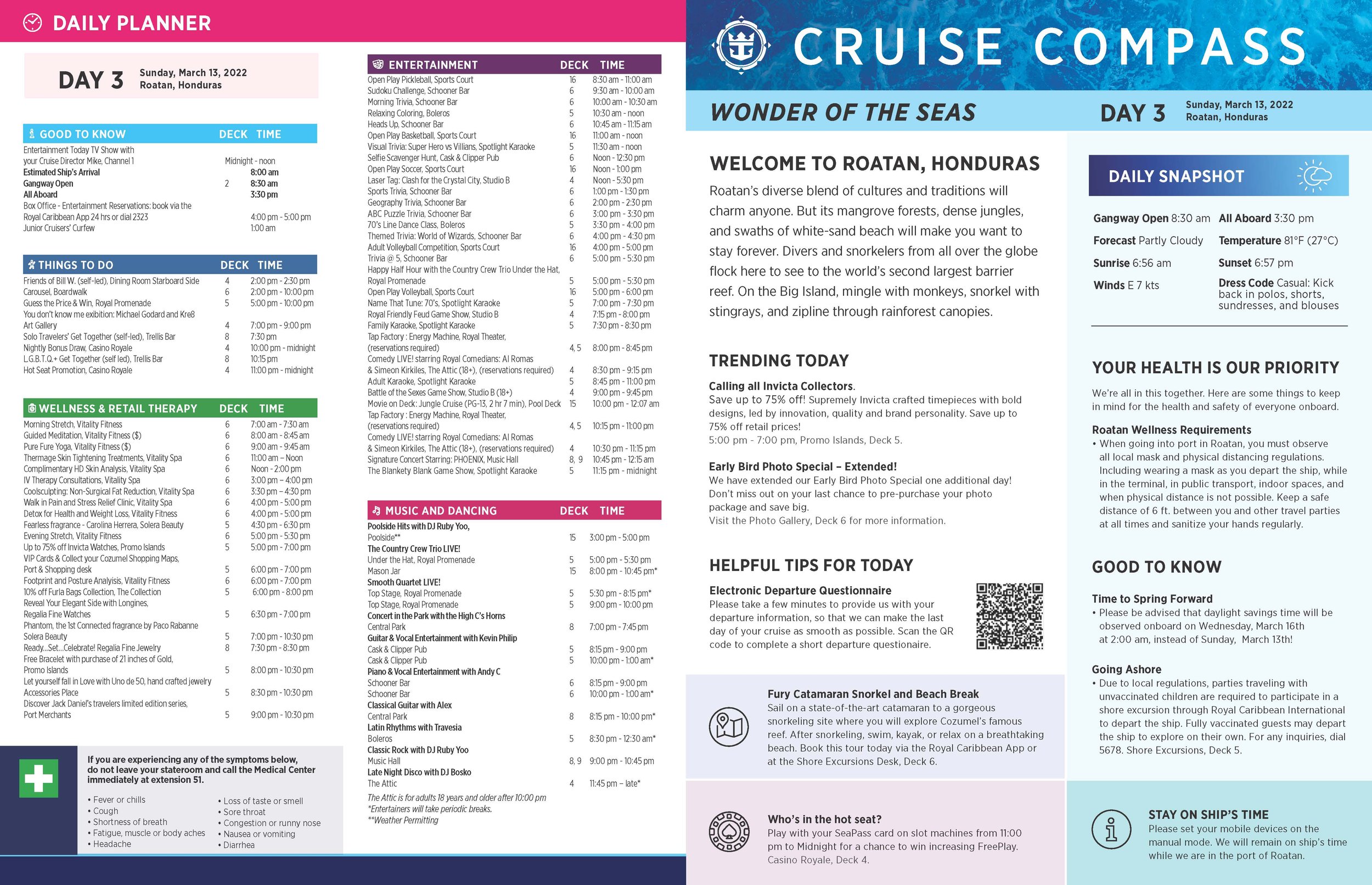 Cruise Compass - Day 3 - Sunday, March 13. 2022, Roatan, Honduras_Page_1.jpg