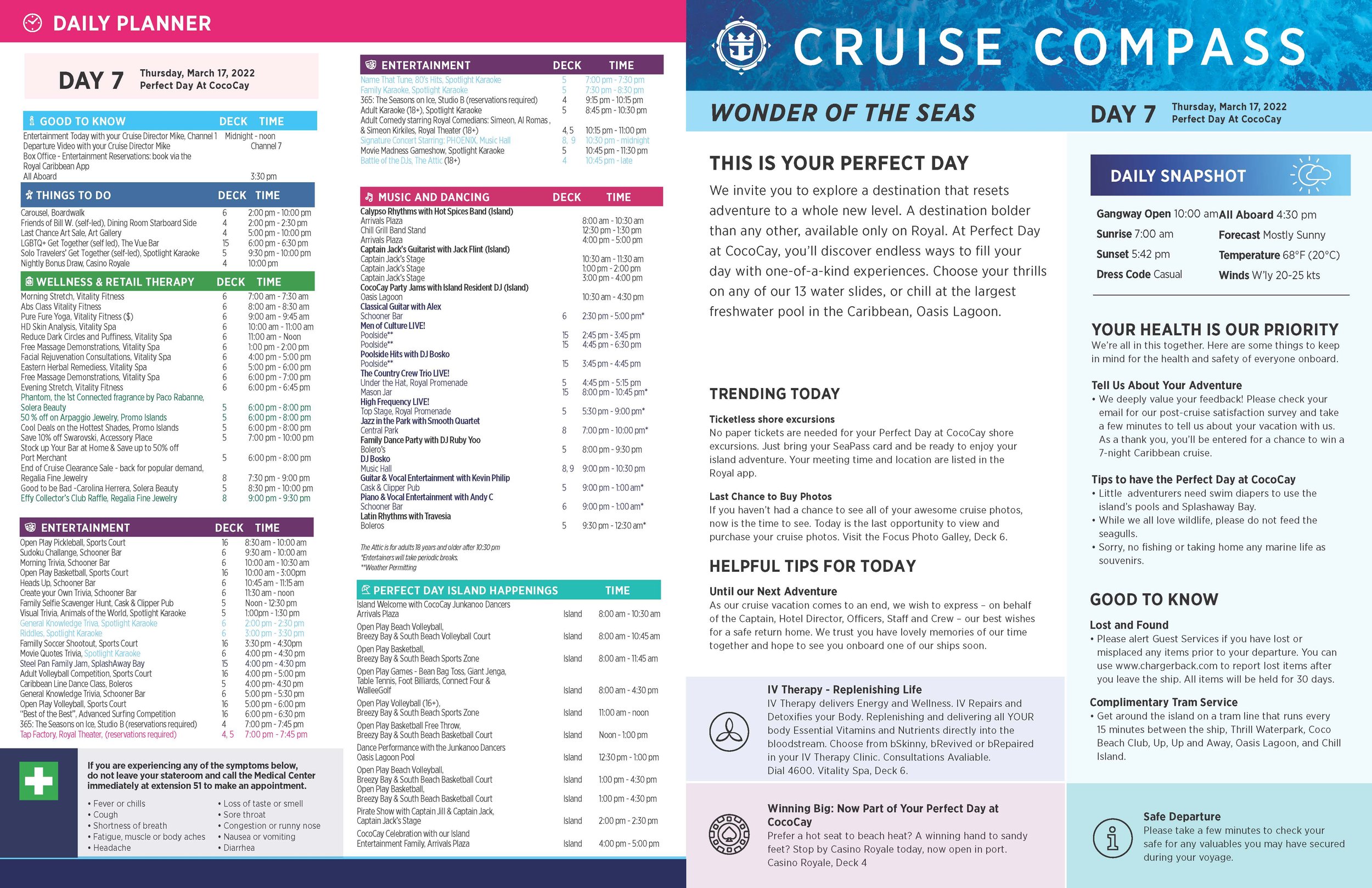 Cruise Compass - Day 7 - Thursday, March 17. 2022,  Perfect Day at CocoCay, The Bahamas_Page_1.jpg