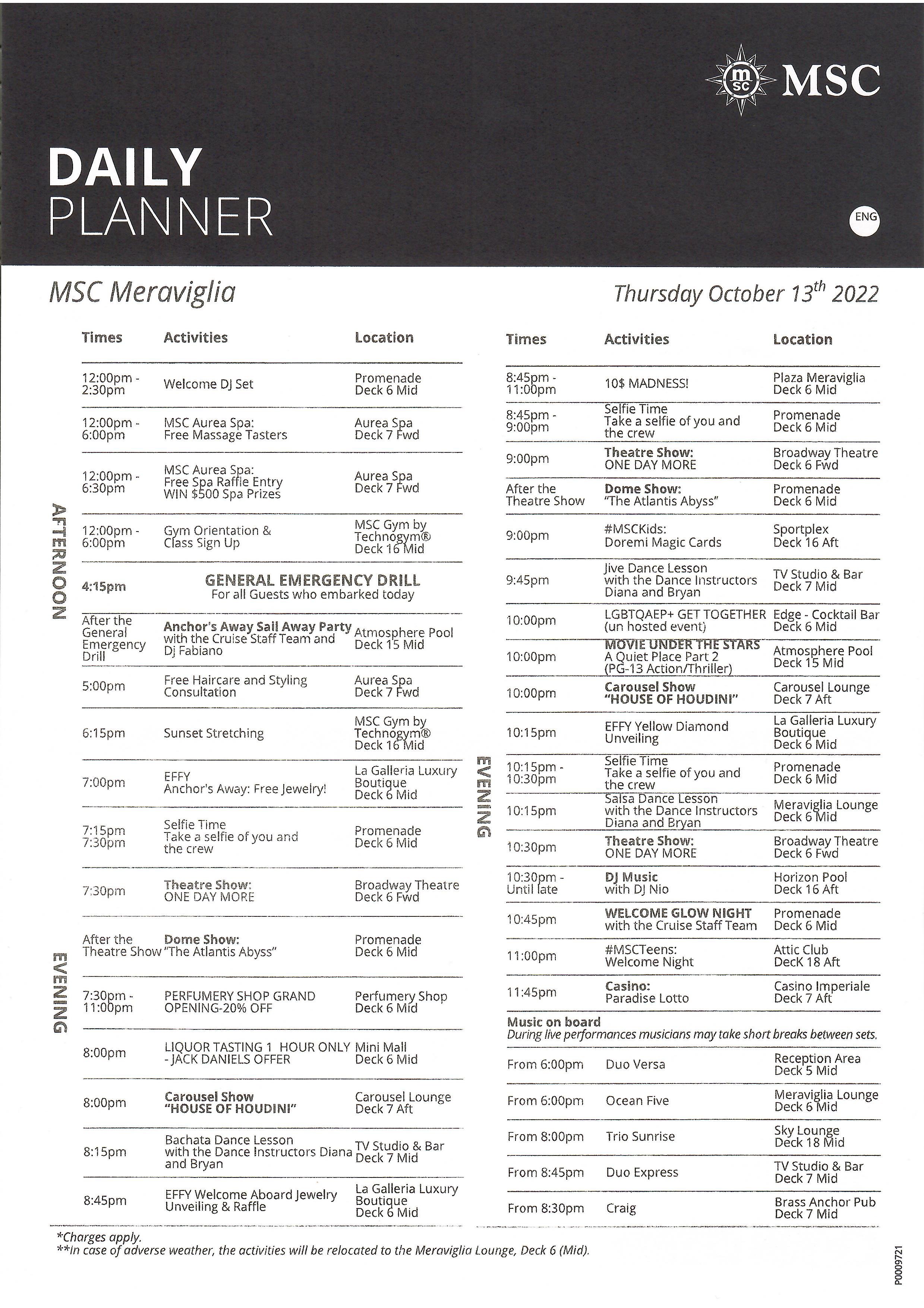 Daily Planner - Embark - Port Canaveral - October 13, 2022 page 01.jpg