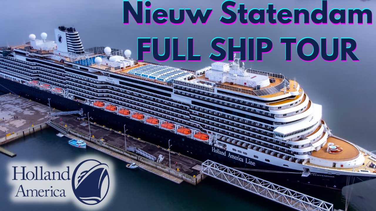 Holland America, Nieuw Statendam Full Ship Tour, 2022