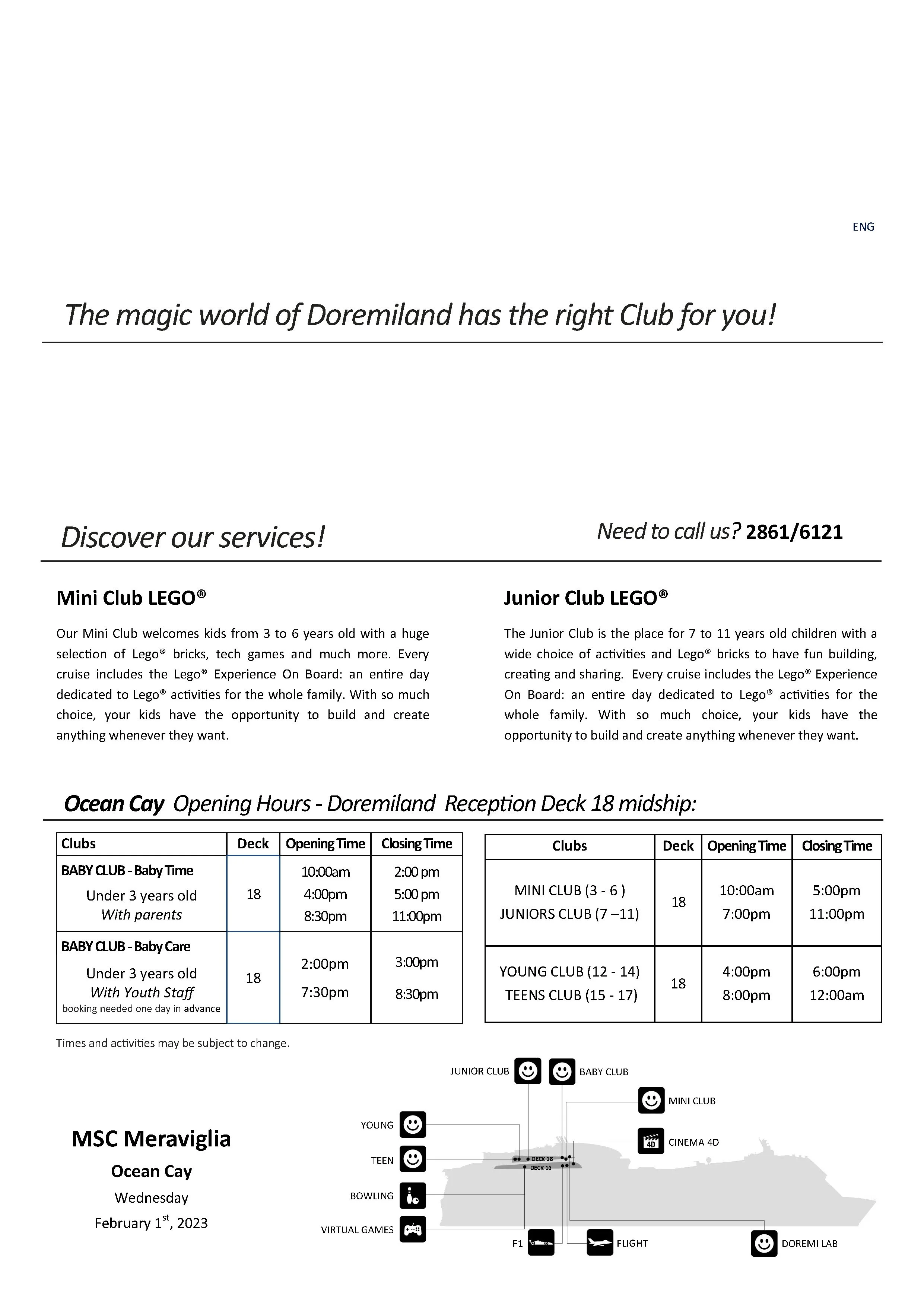 Cruise Ship Planner MSC Splendid