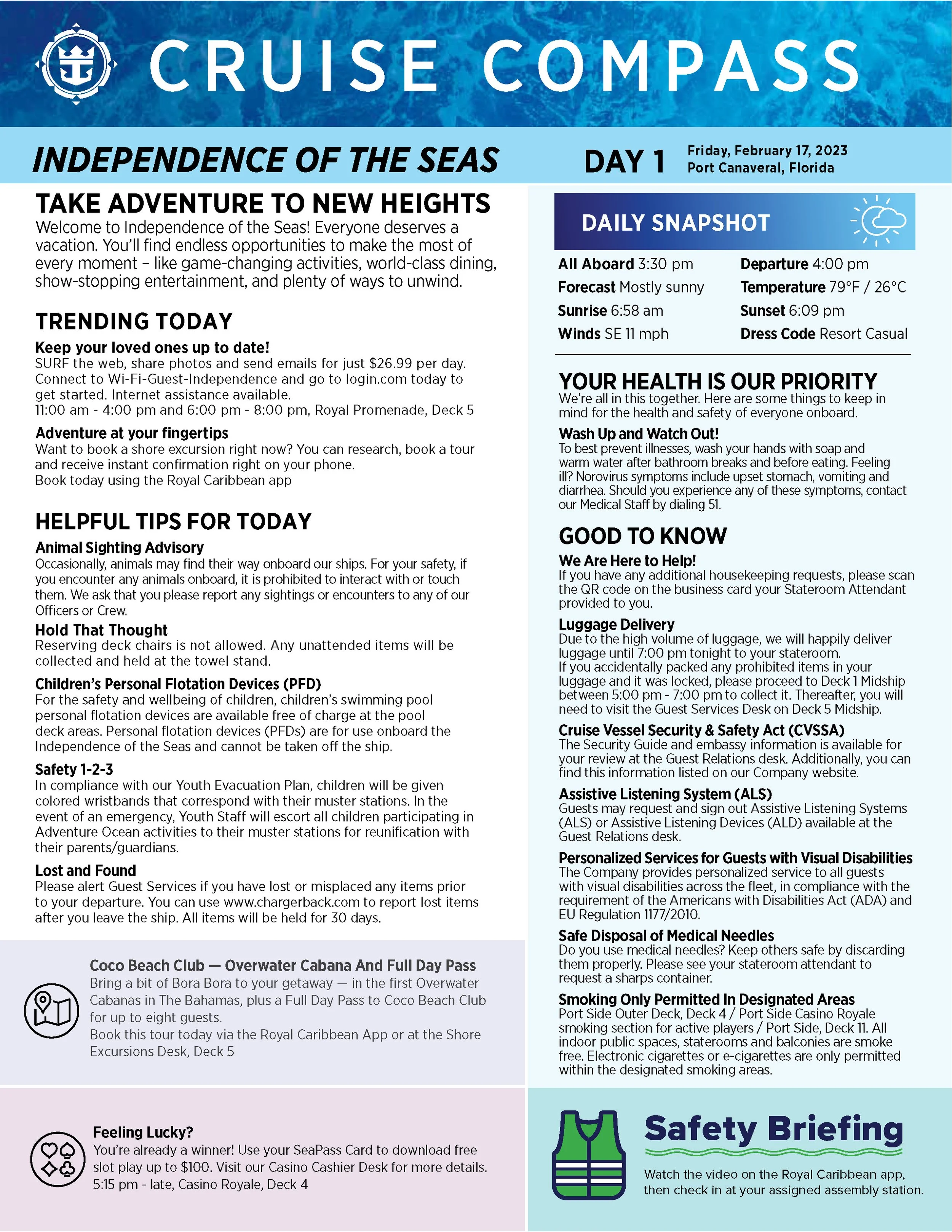Allure of the Seas Shore Excursion Planner
