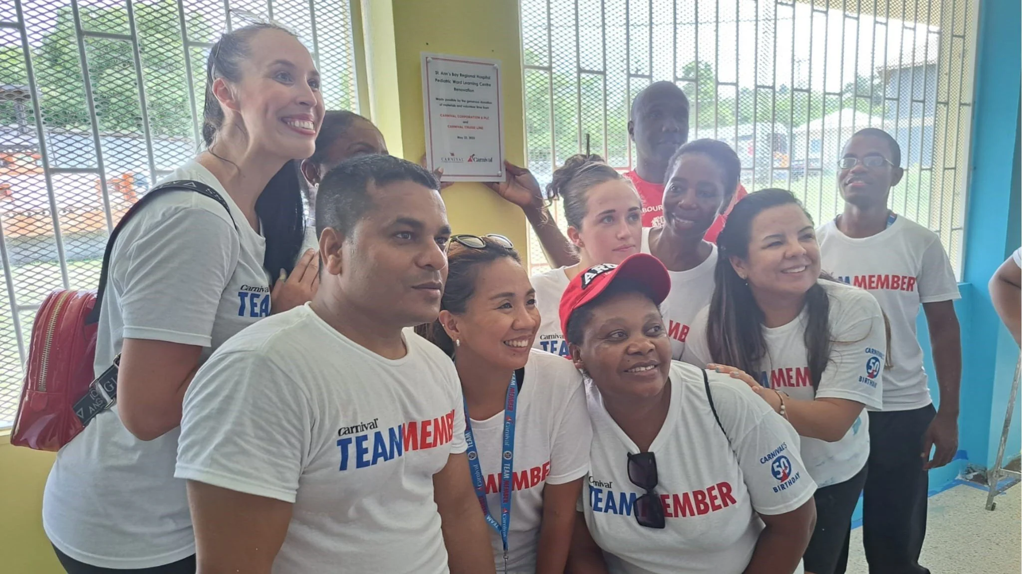 CARNIVAL CRUISE LINE RENOVATES ST. ANN’S BAY REGIONAL HOSPITAL PEDIATRIC LEARNING CENTRE