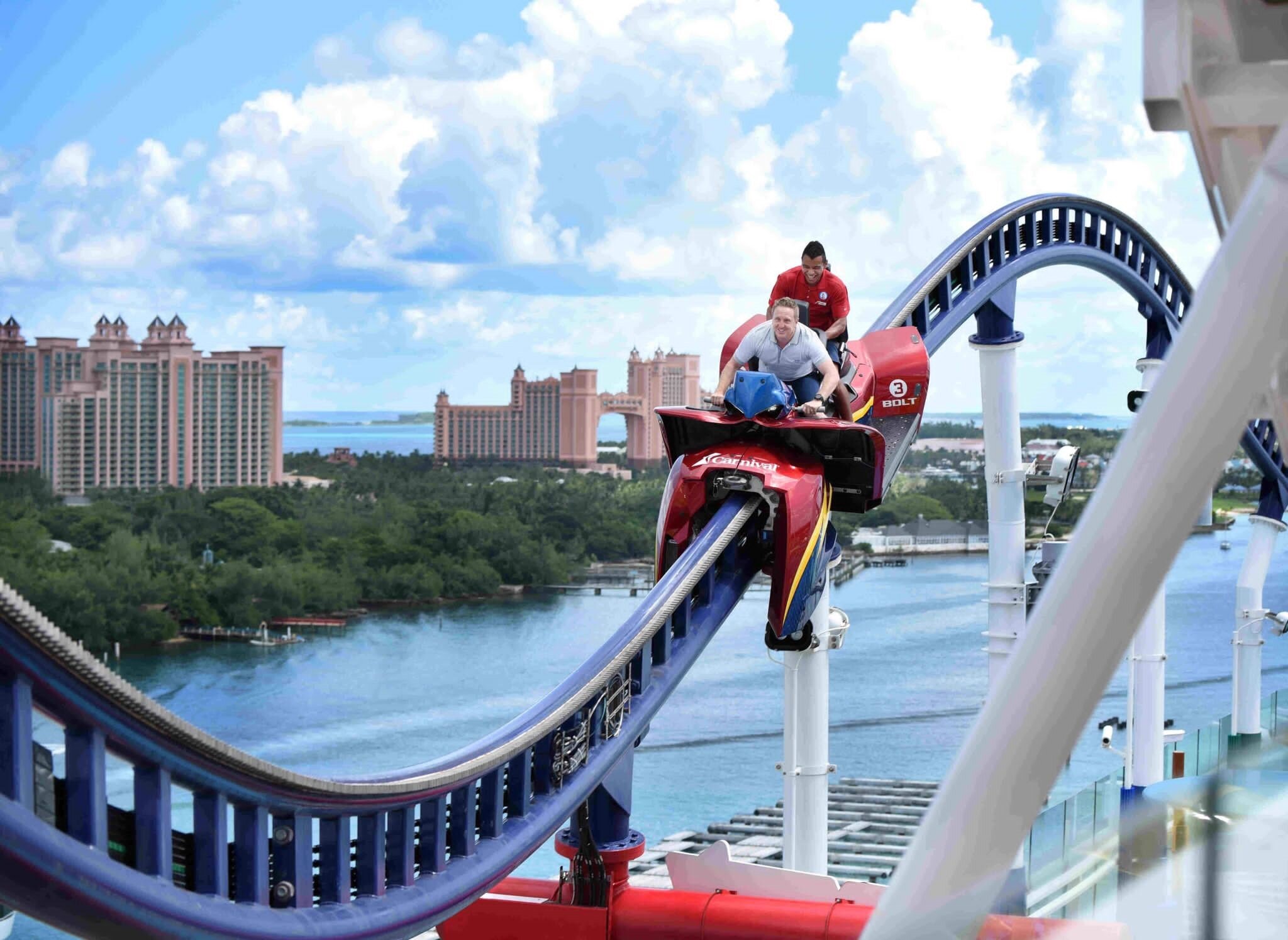 Photos: Carnival cruise ship will have first onboard roller coaster