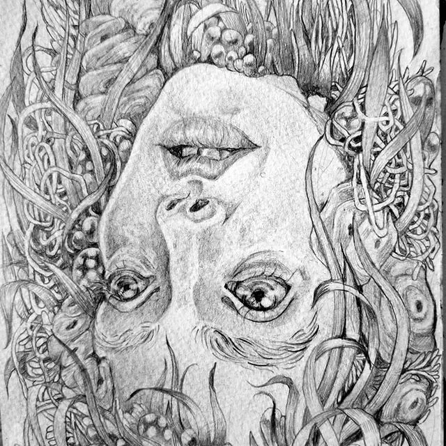 They found her in the swamp. #illustration #drawing #swamplady