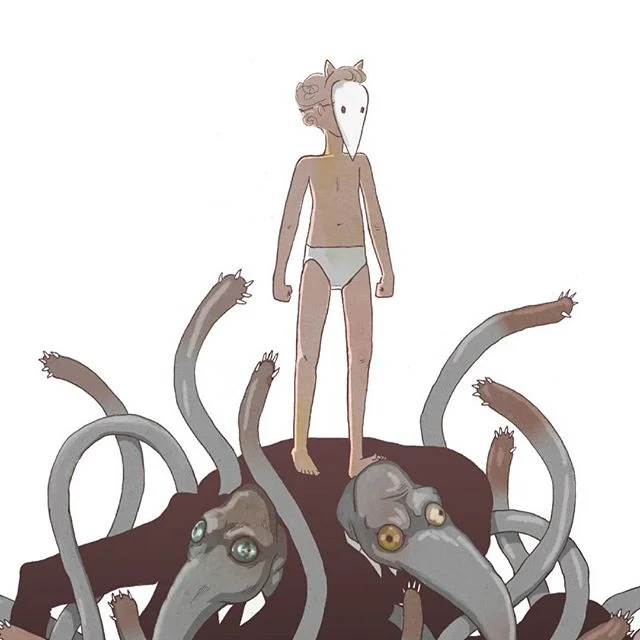 Me mastering a mountain of work deadlines. 😂🤣 This is print number 2 coming to @nocazfest #dogfacecomic #illustration #comics