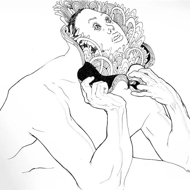 Working on a large scale collaboration with lots of other amazing illustrators! Guess which part I drew!

#teamdraw #illustration #penandink