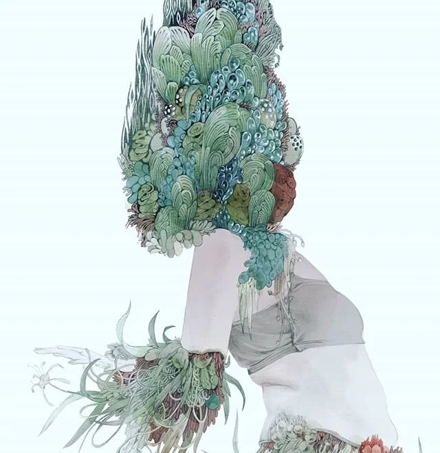 Love that watercolor look. #workinprogress #illustration #swampthing #digitalpainting