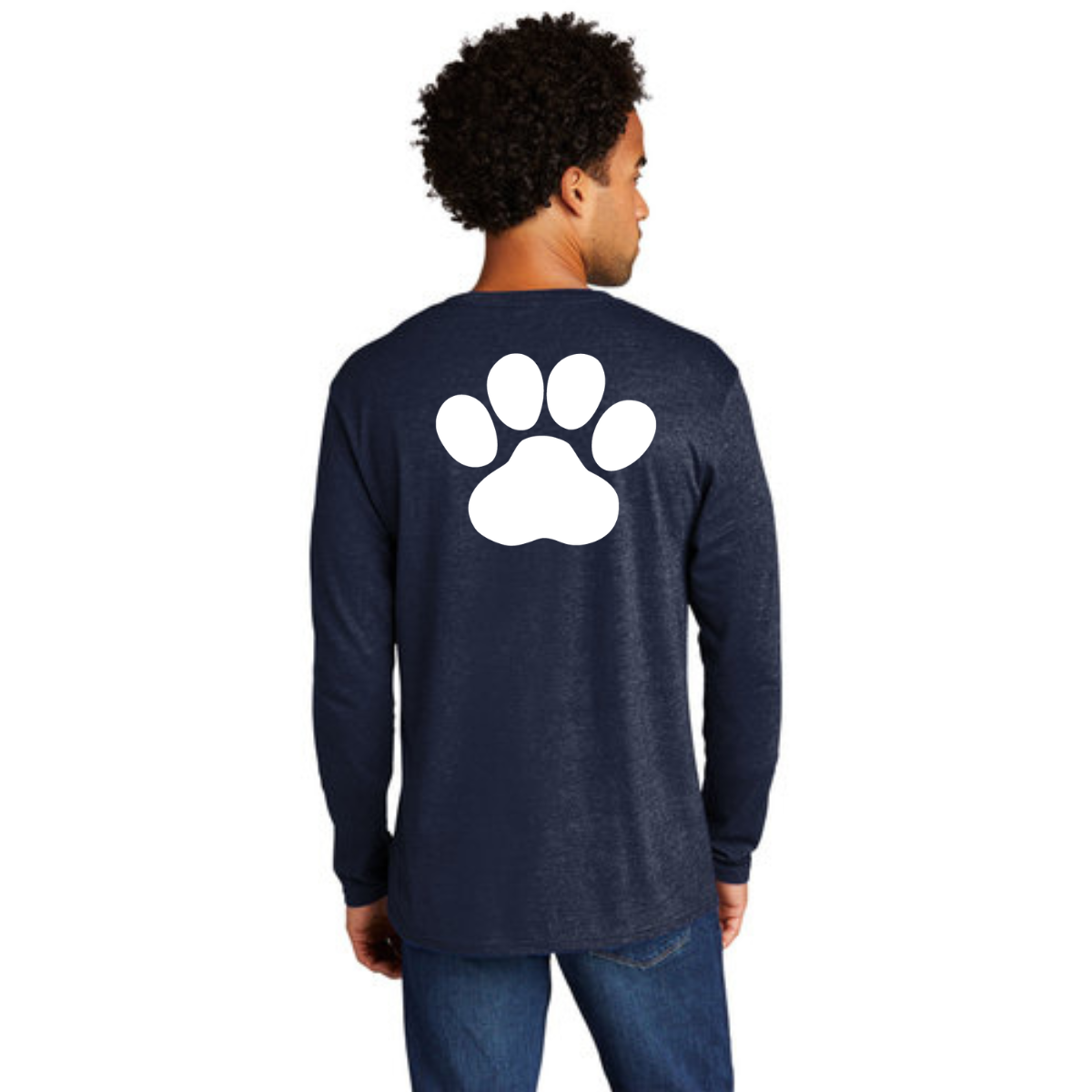 Tri-Blend Long Sleeve Tee (Team Navy_Heather) - Back.png