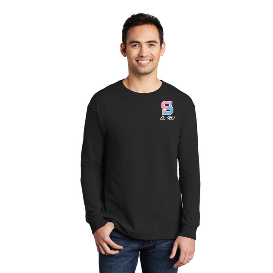 Educating For A Cure Long Sleeve Tee - Black