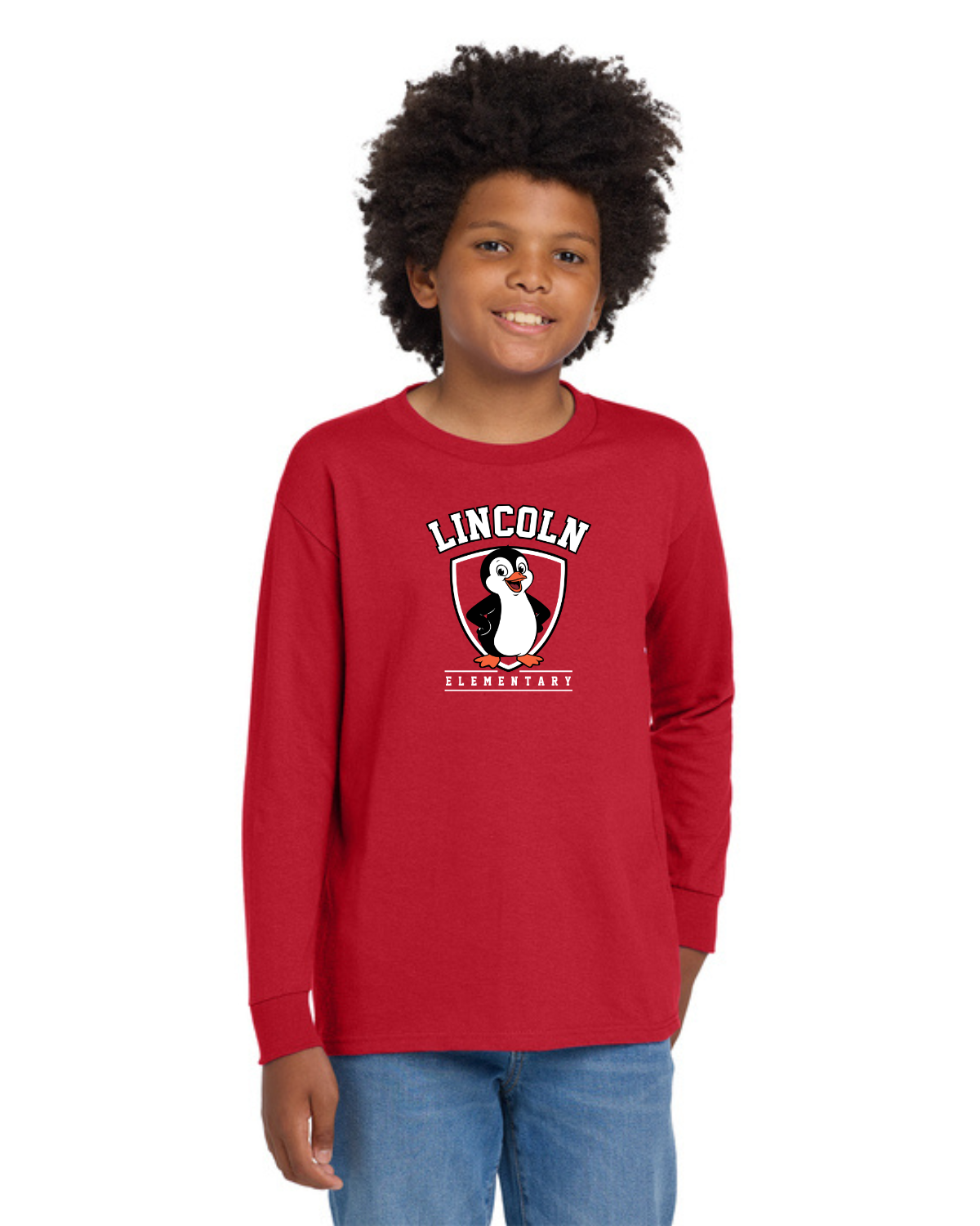 Lincoln Penguins Long Sleeve Tee (Adult & Youth Sizes Available)