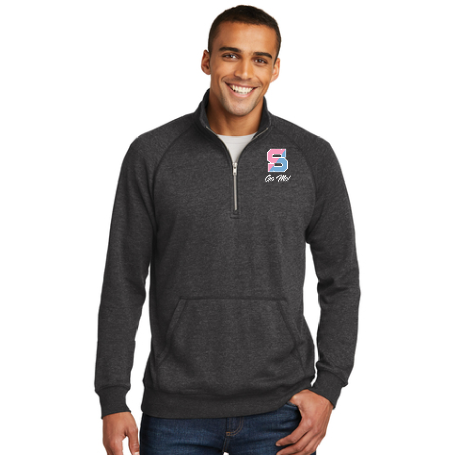 Heather Black Lightweight Fleece 1_4-Zip.png