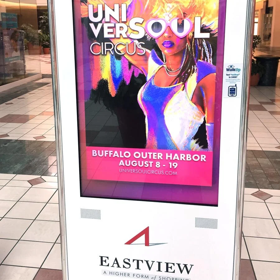 WalkUp video kiosk entertainment venue advertisment