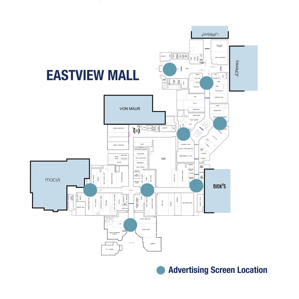 Eastview Mall is the region's destination shopping venue — WalkUp
