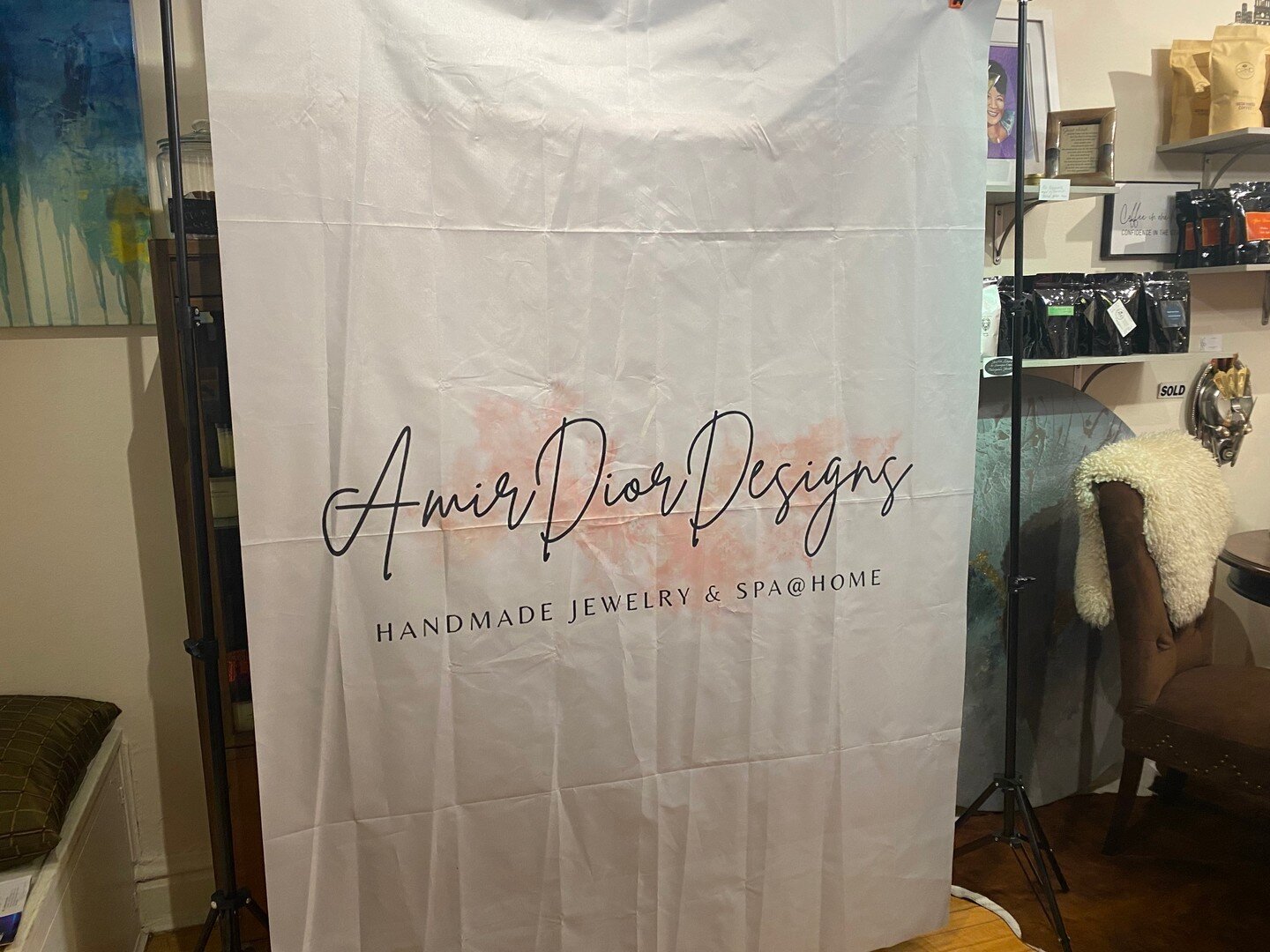 We would once again like to thank Amir Dior Designs for choosing GRND Coffee House to host their wonderful event.

Check out Amir Dior Designs at their website amirdiordesigns.com for great jewelry, just in time for the holiday season. Also be sure t