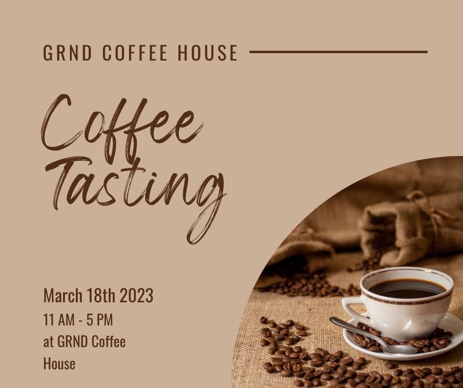 You will grind your own beans and or curate a coffee flight to suit your pallet. Learn about french pressing, pour overs, cold brewing and more! 

Taste until you find that perfect blend for you. 10% off all collection coffees. 

We can&rsquo;t wait 