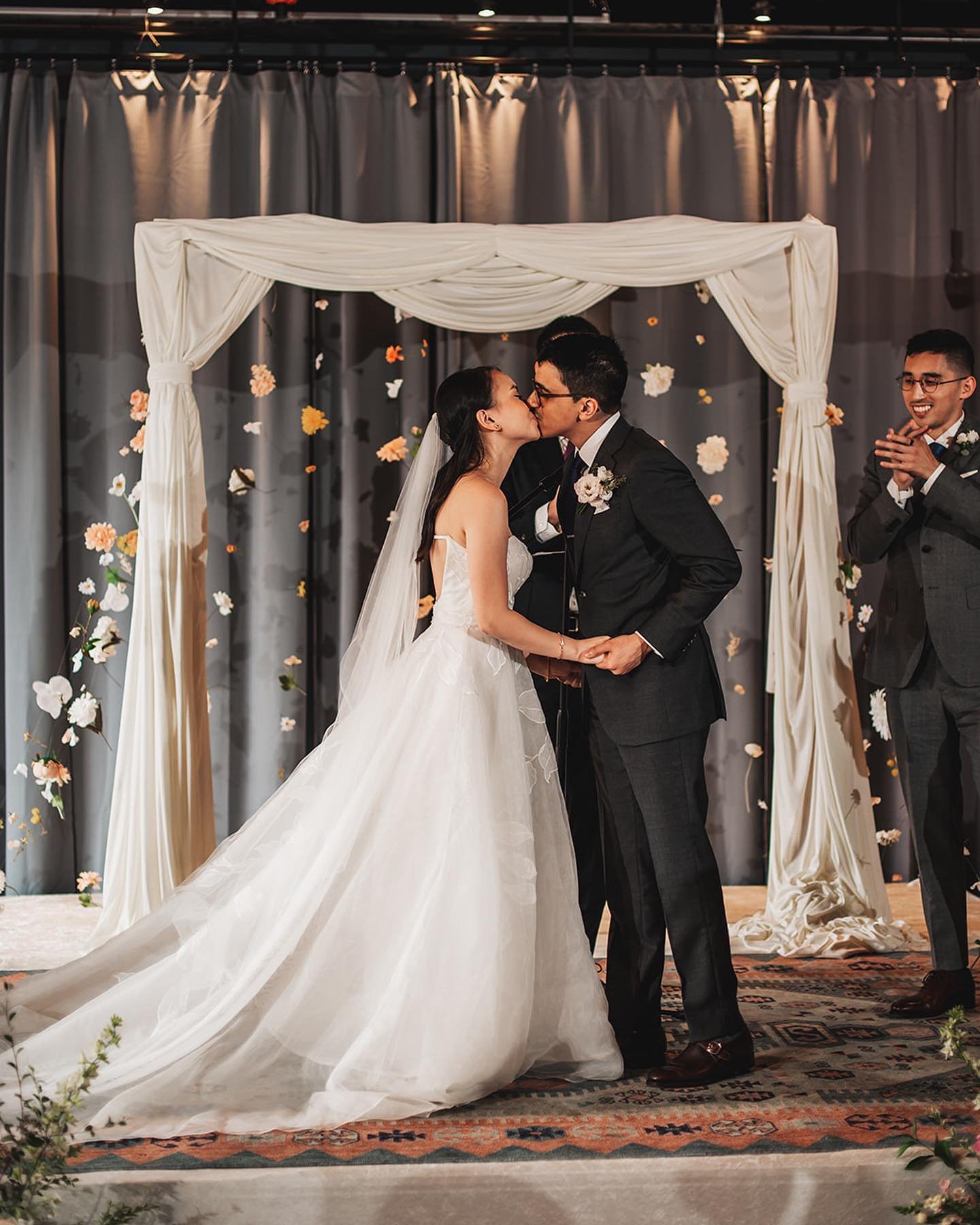 Who says you only need one outfit for your big day? 👰🏻&zwj;♀️✨💃🏻

&mdash; 
Photo: @theadamkovi 
Planning: @bridget_mary_weddings 
Floral &amp; Decor: @flowerchild_chicago 
Dress: @jennyyoonyc 
Hair &amp; makeup: @blushandbraidsbeautybar 
Grooms o