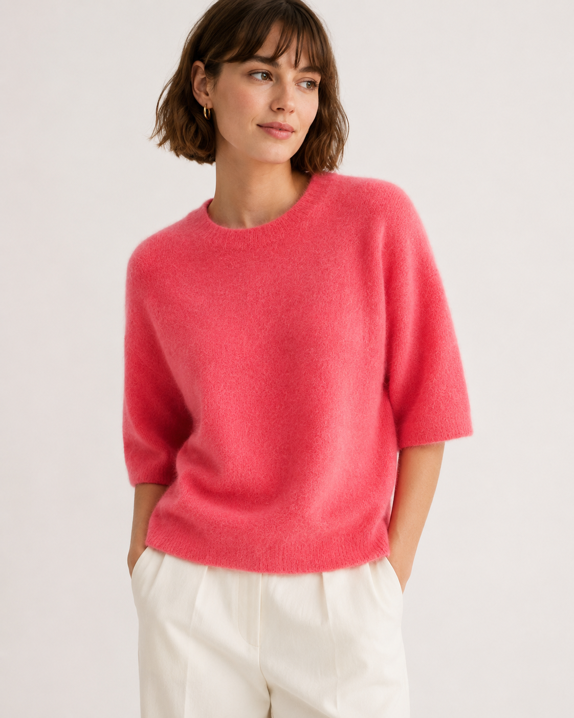 Alpaka kurzarm Pullover