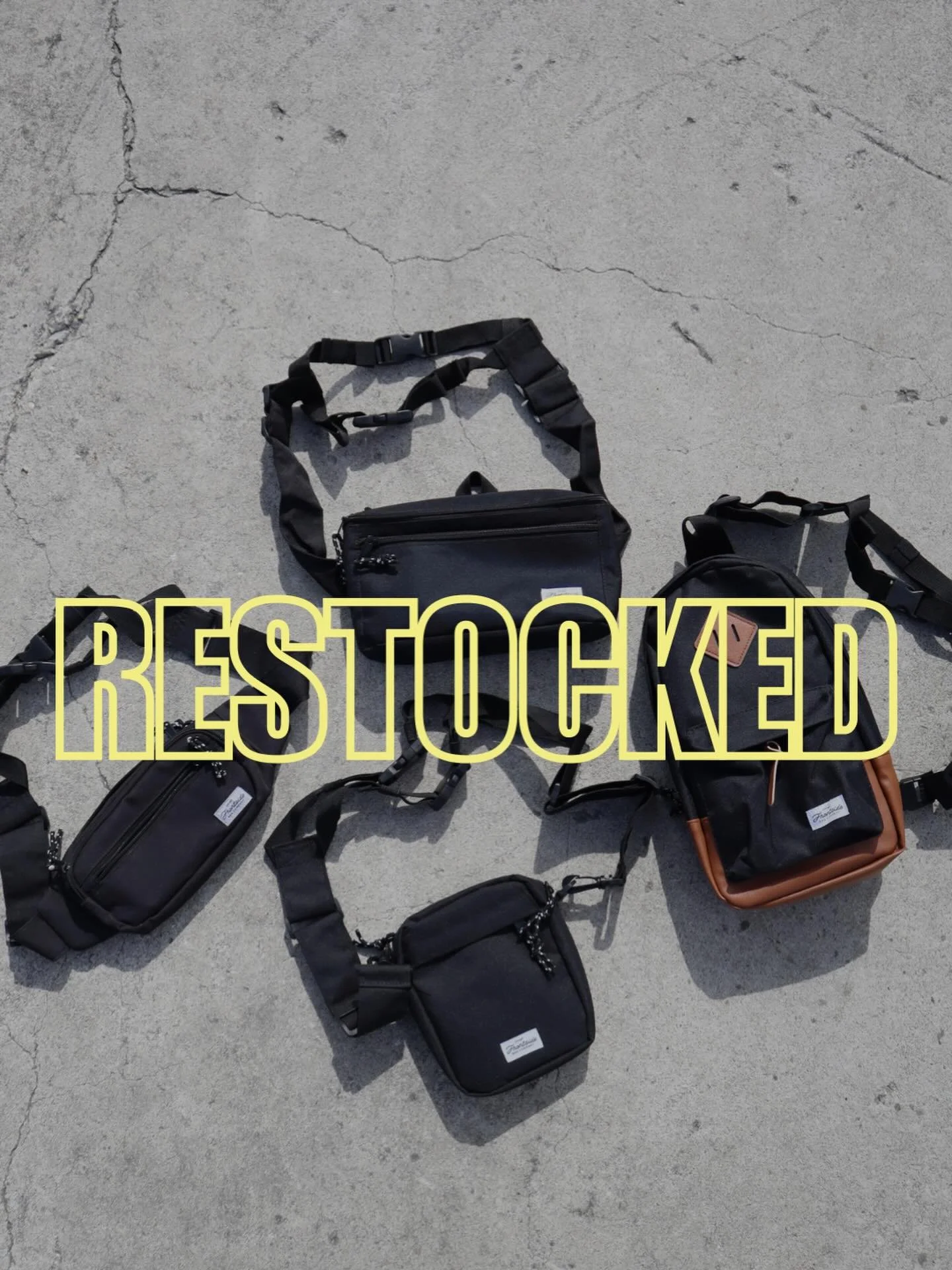 🚨Restock alert🚨 All three Frontside Bags are back up on the site, plus we&rsquo;re introducing the new Day Pack!