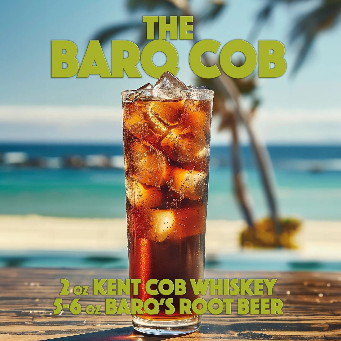 Recipes don&rsquo;t get any easier than this. The Barq Cob, two easy ingredients make one delicious cocktail to quench your thirst in a hot summer day. Try one and see how easy it is to drink. Sip, Savor, Celebrate.

#ButterflySpirits
#KentCobHazelnu