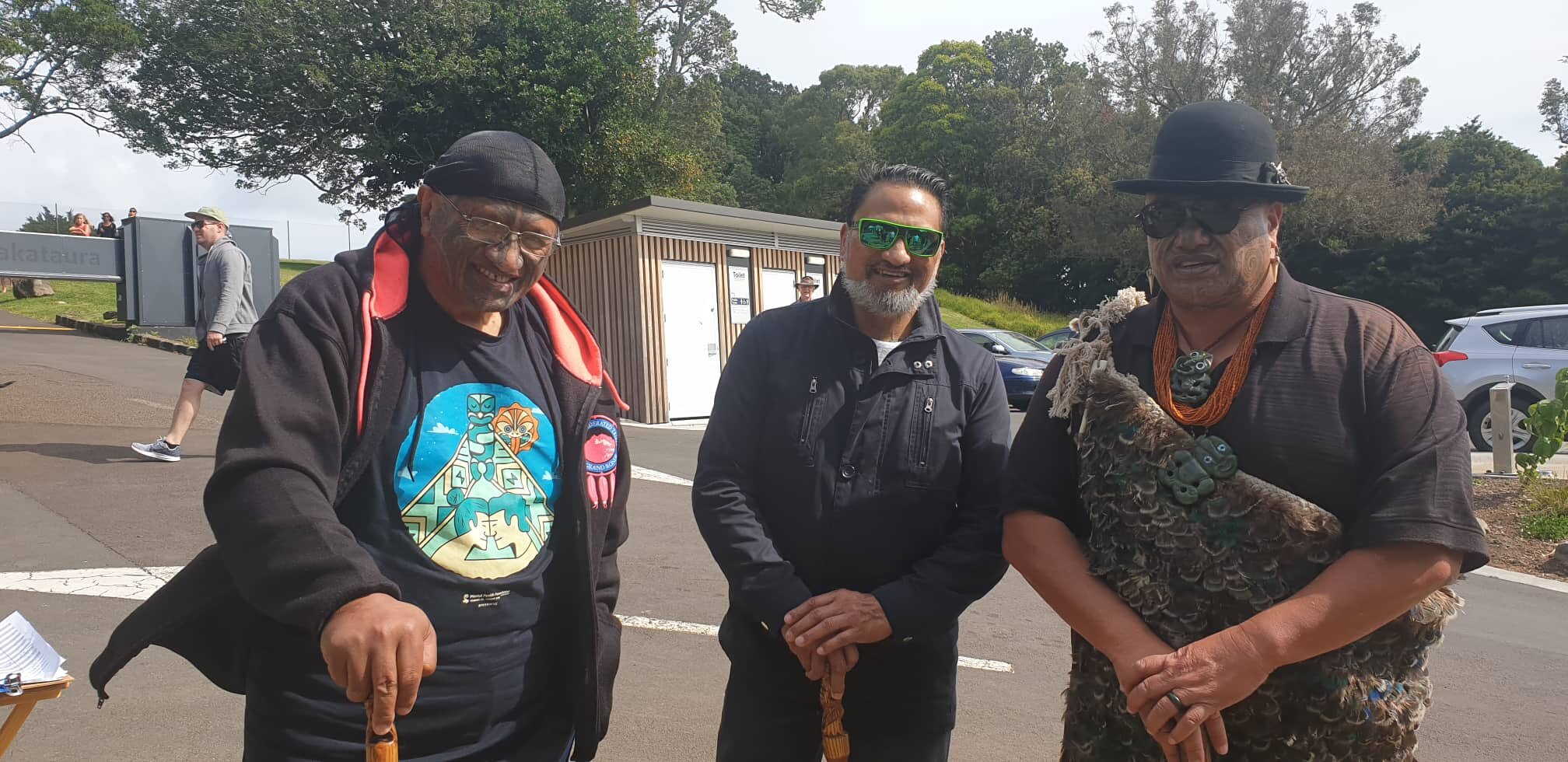 Kaumatua of Ngāti Whātua and Tainui descent hold powhiri to support Ōwairaka tree  protection group