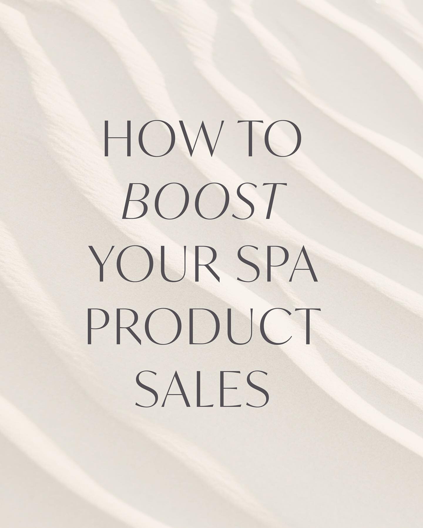 Stuck in a spa sales slump? 😴

With the everyday demands of spa management an easy distraction, exploring new ways to increase your sales can often fall by the wayside. 

Scroll down for our top tips on boosting your spa product sales this spring. ⬇
