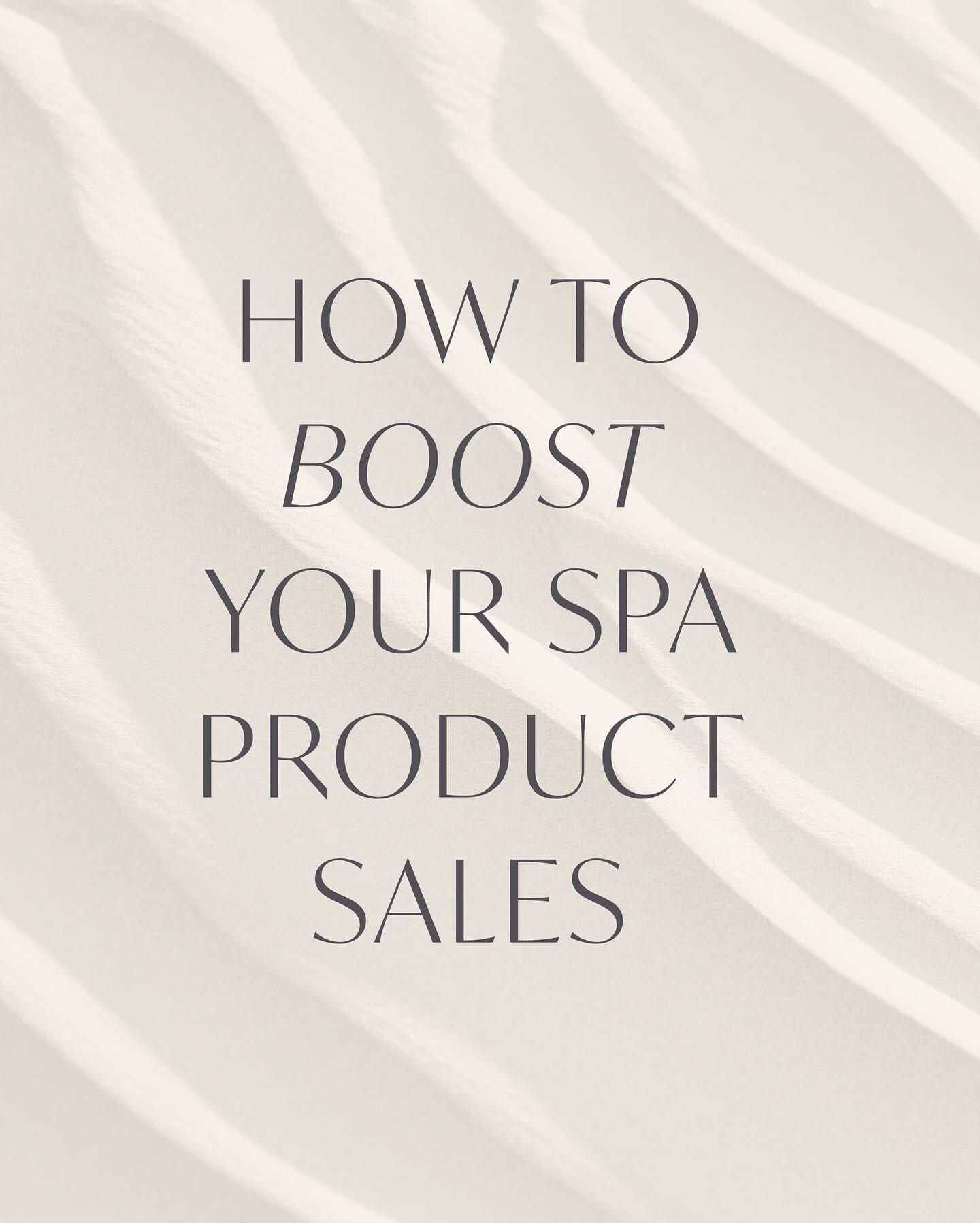 Stuck in a spa sales slump? 😴

With the everyday demands of spa management an easy distraction, exploring new ways to increase your sales can often fall by the wayside. 

Scroll down for our top tips on boosting your spa product sales this spring. ⬇