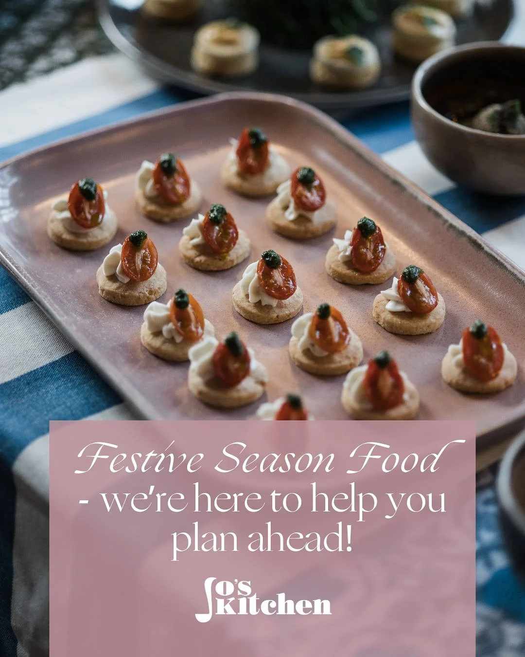 Festive frolics in the planning? ✨
We&rsquo;re here to help  take the stress of any festive entertaining away. 

From drinks &amp; canap&eacute;s for the village to your family Xmas eve Supper and of course the main event- your Christmas Dinner- we&r