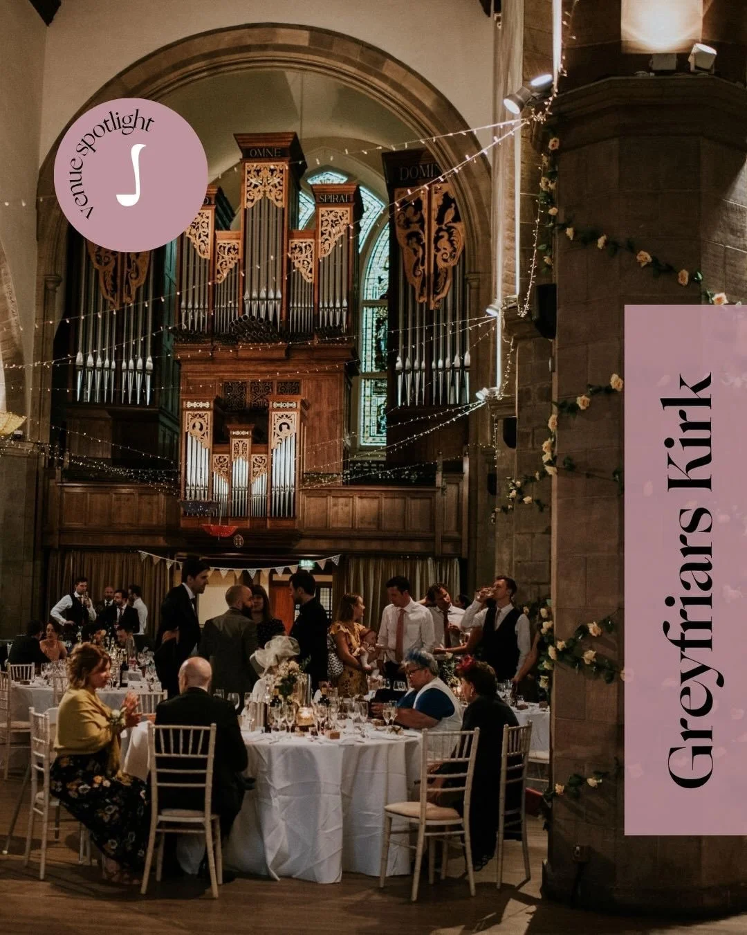 We&rsquo;re delighted to be included as a caterer at @greyfriarskirk_official , one of Edinburgh&rsquo;s most iconic and atmospheric venues for wedding celebrations.
Steeped in over 400 years of history, and closely associated with one of the city&rs