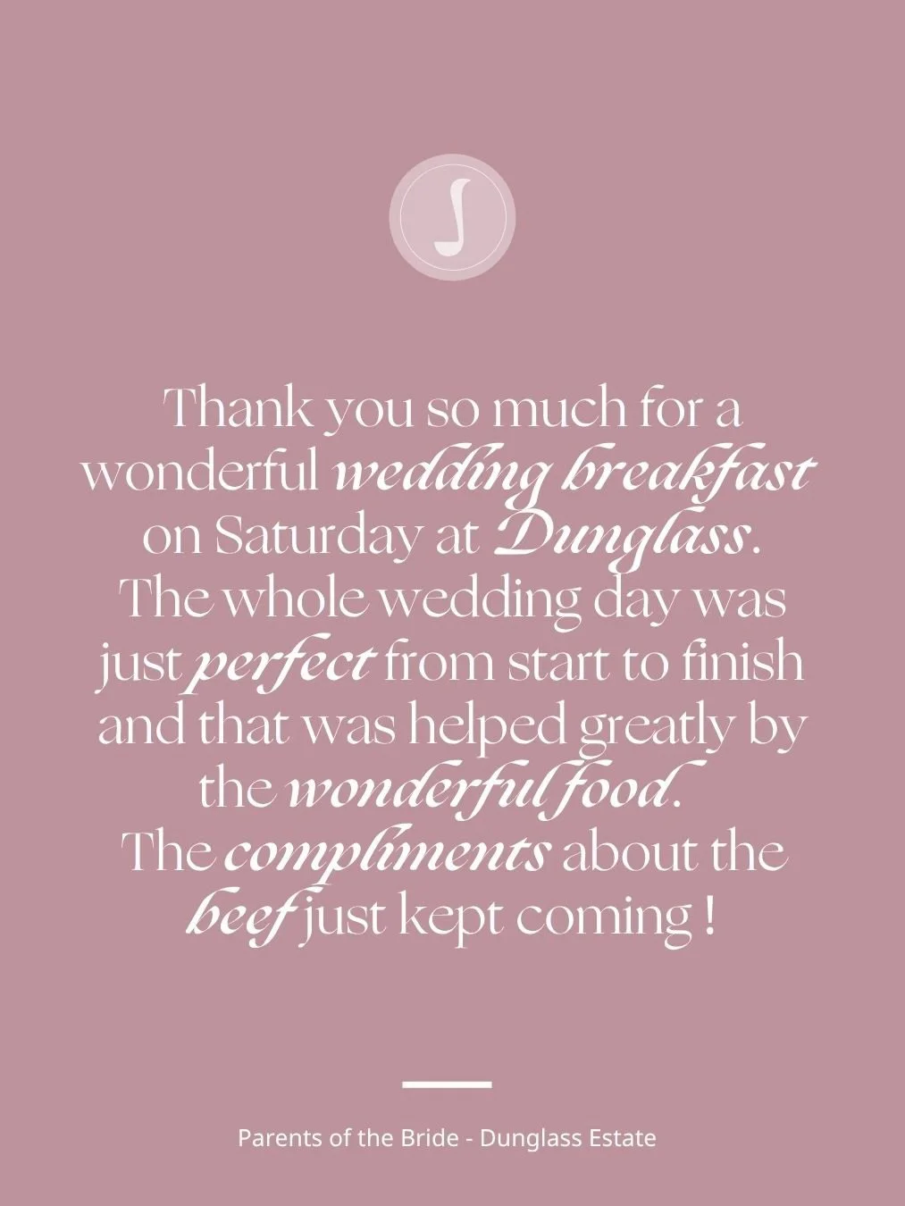 Sometimes it&rsquo;s the simple things - like the perfectly cooked mac and cheese people can&rsquo;t stop talking about! 🧀 A beautiful day, thank you for your kind words.

Venue - @dunglassestate