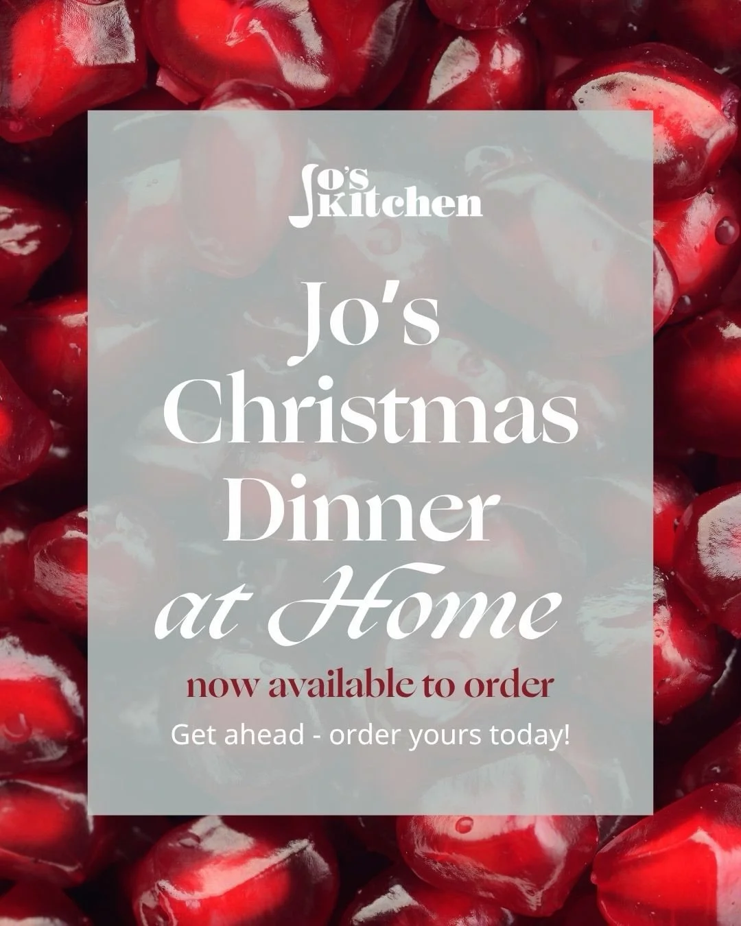 Our Christmas Dinners are back for 2026! 
If you love Christmas Day but could quite happily skip the planning, shopping, peeling, prepping and hours spent in the kitchen, we&rsquo;d love to take care of the food for you!

Adult Christmas Dinner&mdash
