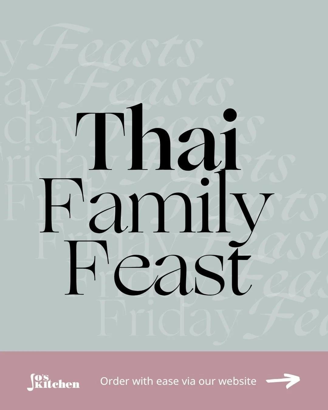 Thai Friday night Feast - Friday 23rd October
Jo&rsquo;s Thai menu is one of our most-loved feasts for good reason! Packed with bold, comforting flavours and just the right kick of spice, this one&rsquo;s perfect for starting your weekend with a bang