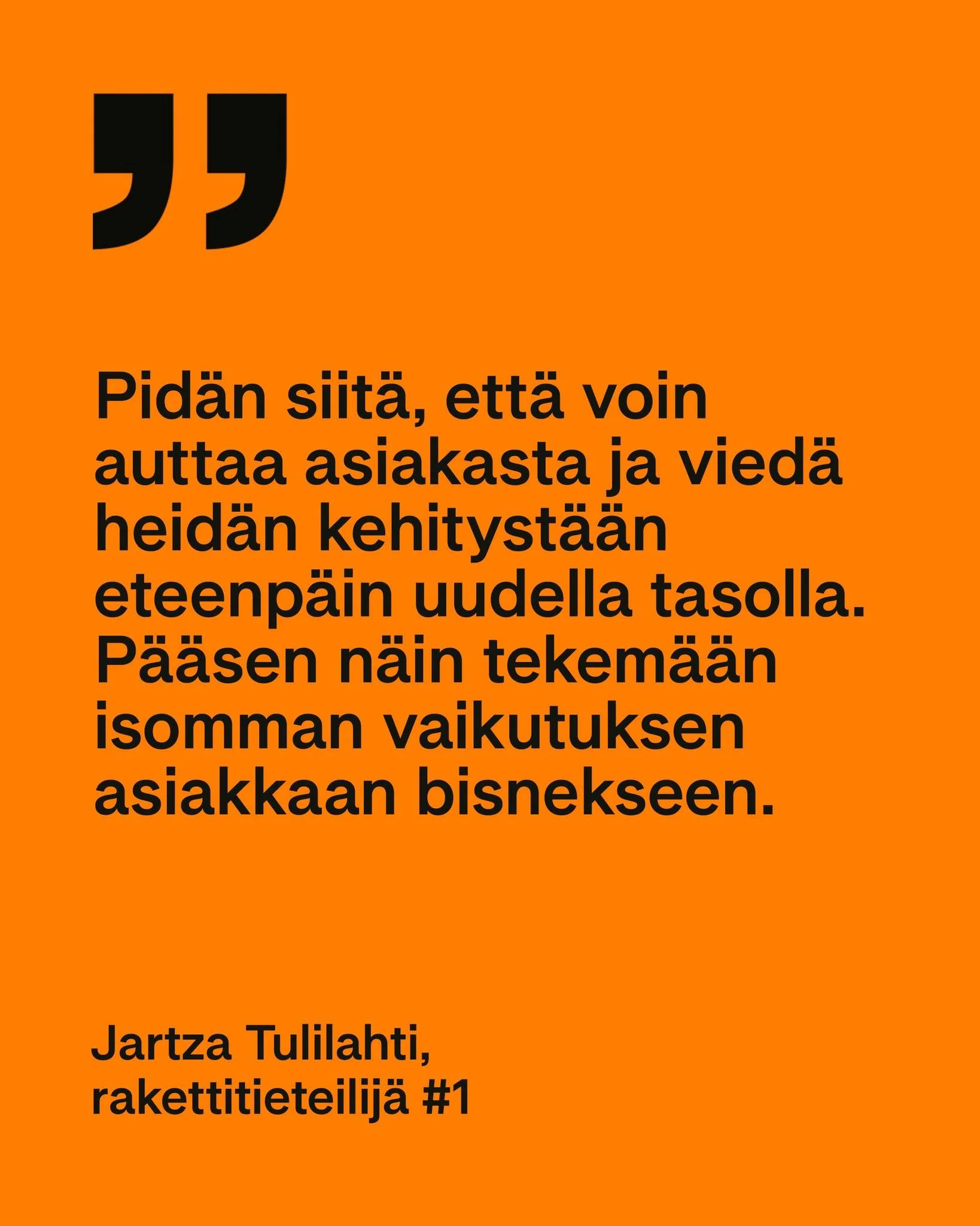 Miten toimeksiannot valitaan?

🧩 Konsulttibisneksess&auml; t&auml;rkein palapeli on asiakkaan tarpeen ja oikean tekij&auml;n kohtaaminen. Kokemus on opettanut, ett&auml; kun ty&ouml; istuu osaamiseen, kiinnostukseen ja el&auml;m&auml;ntilanteeseen, 